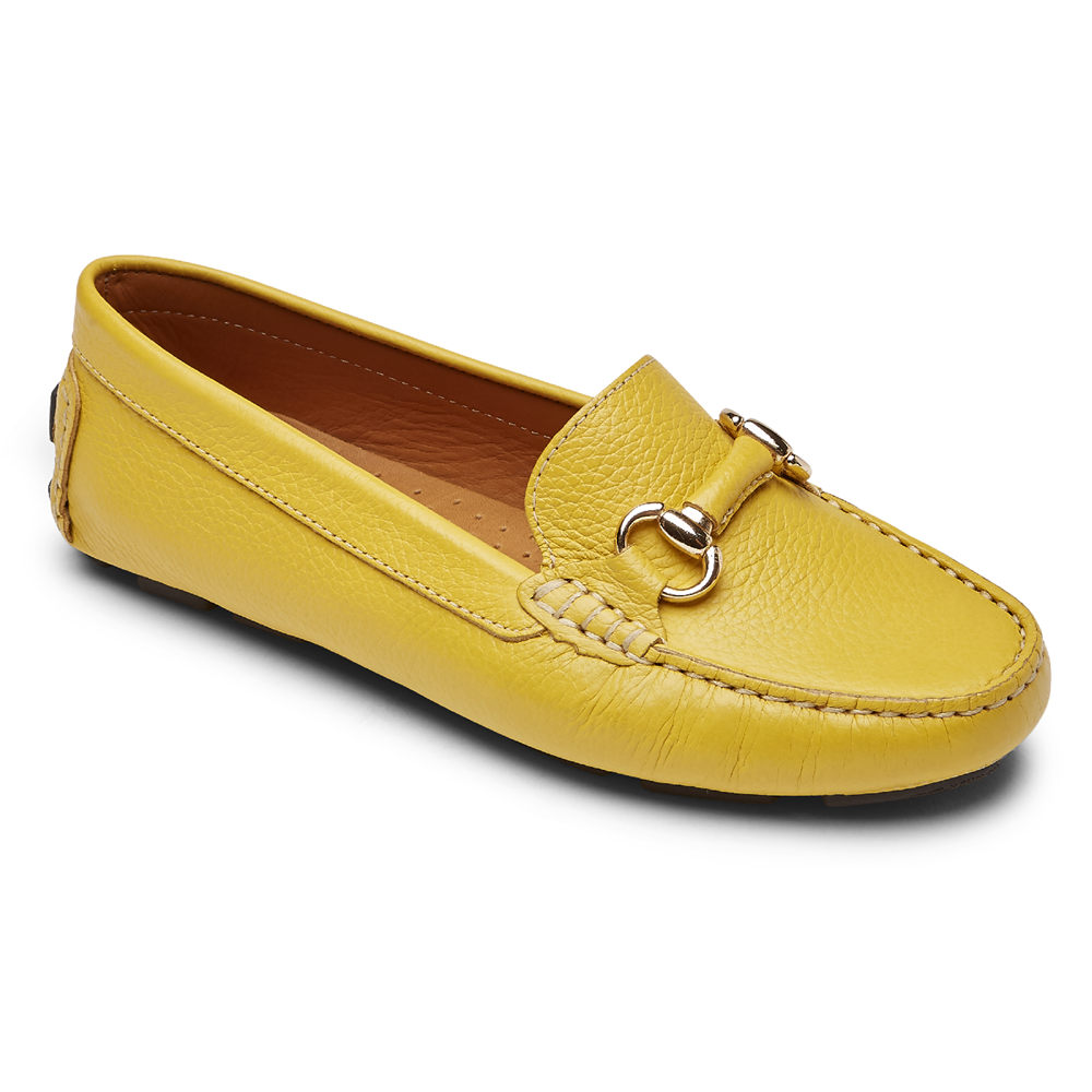 Rockport Womens Bayview Bit Keeper - Loafers Yellow - VGT063548